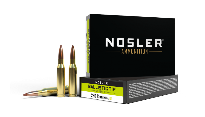 Nosler 260 Remington 140gr Ballistic Tip