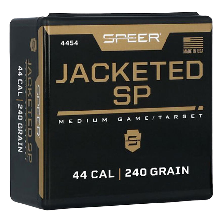 Speer 44cal 240gr Jacketed Soft Point #4454