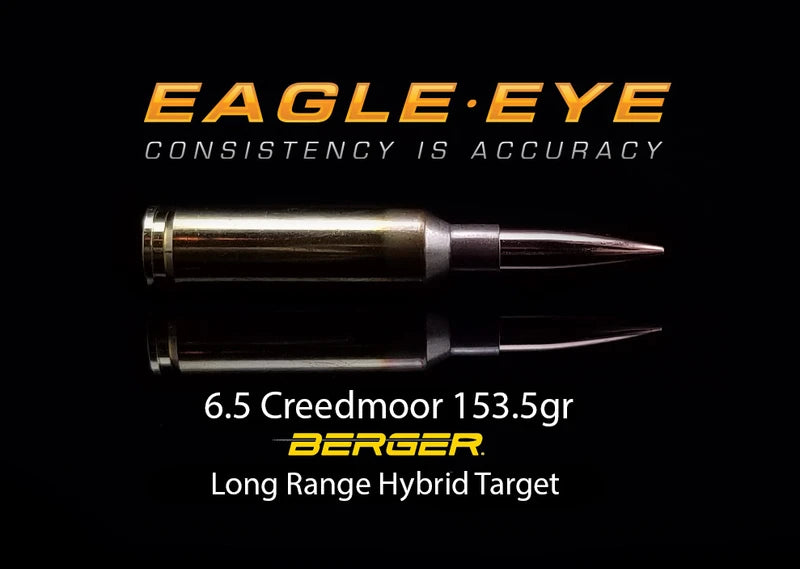 Eagle Eye Precision Match 6.5 Creedmoor 153.5gr Berger Hybrid