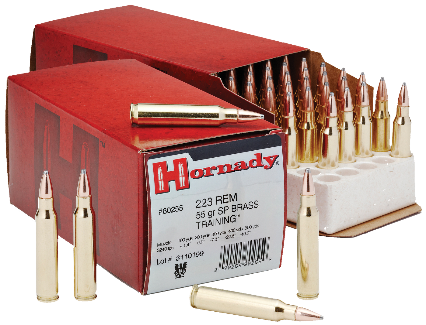 Hornady 223 Rem 55gr SP 50ct