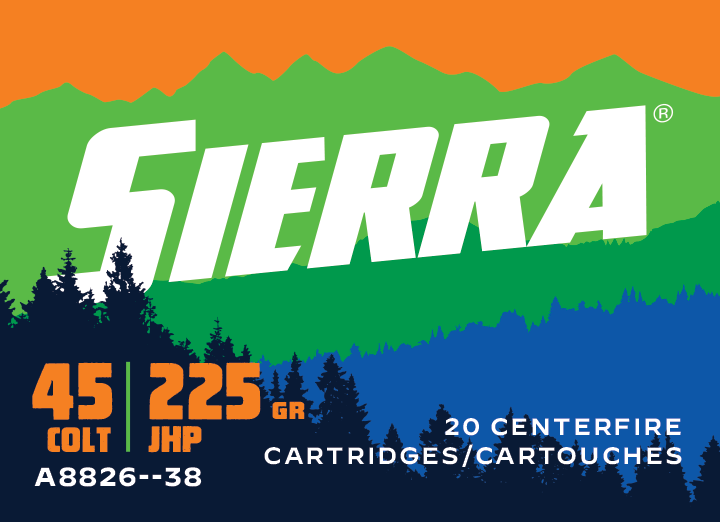 Sierra 45 Colt 225gr JHC SPORTSMASTER