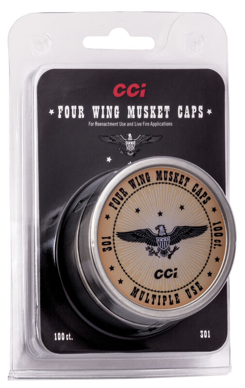 CCI #301 Four-Wing Musket Caps