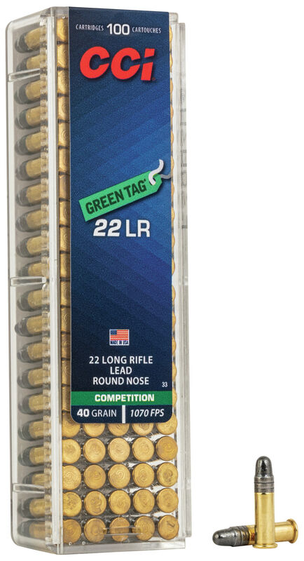 CCI Target Green Tag 22LR 40gr LRN