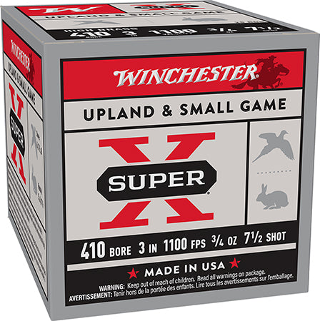 Winchester SuperX 410ga 3" 3/4oz #7.5 *X413H7