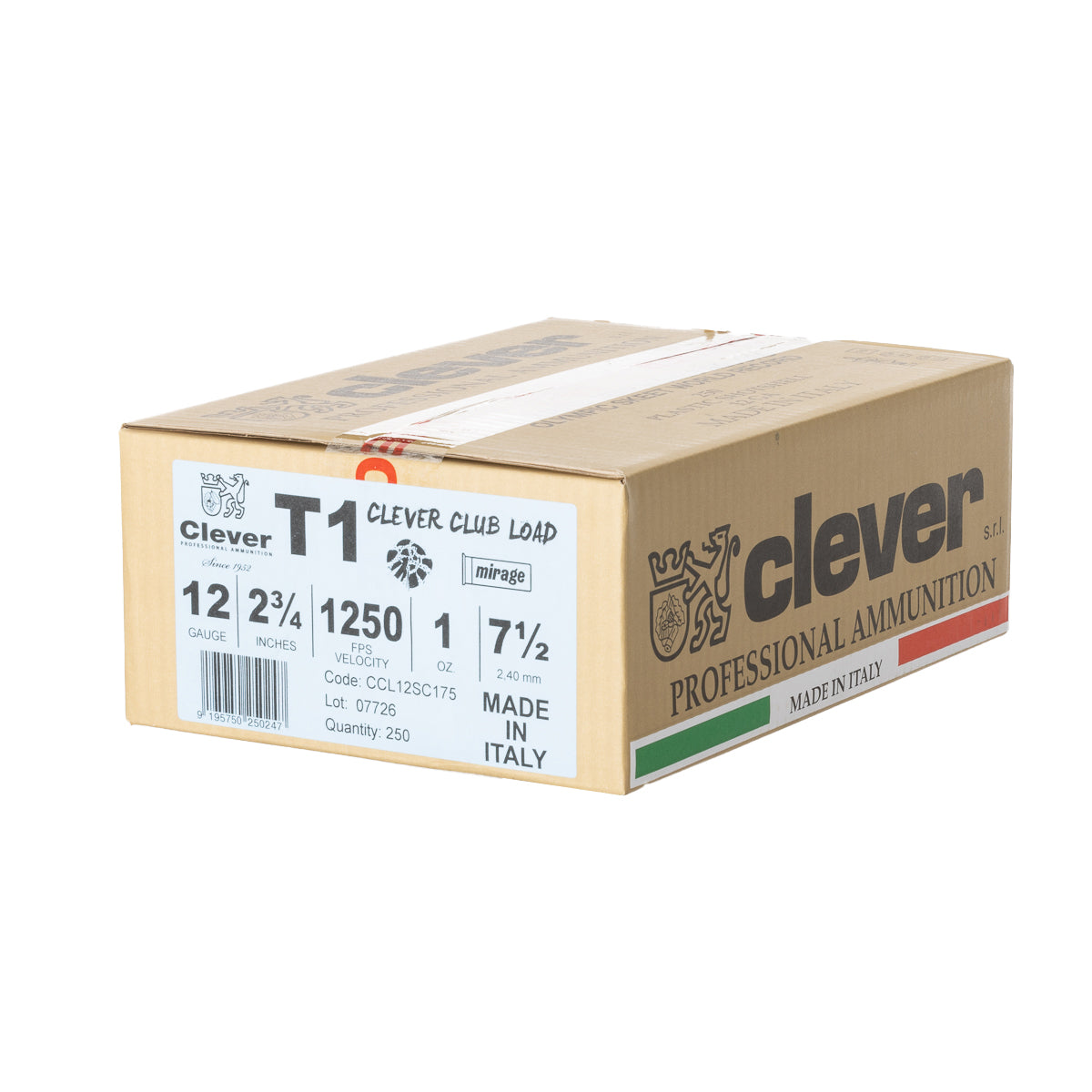 Clever Club Load 12ga #7.5 1oz 1250fps