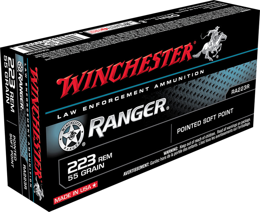 Winchester Ranger 223 Rem 55gr PSP #RA223RY
