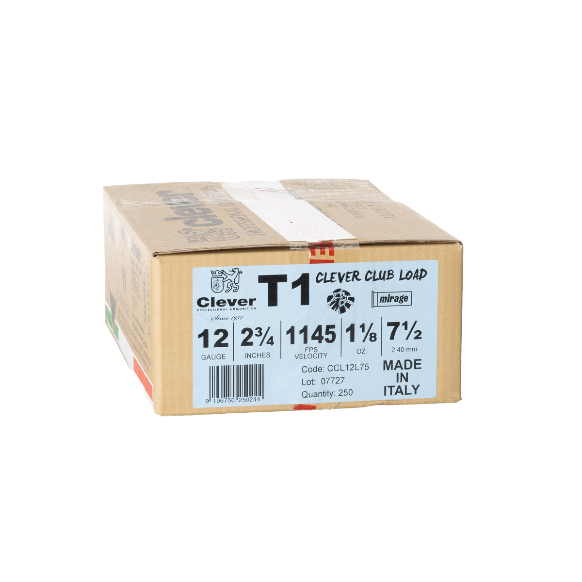 Clever Club Load 12ga #7.5 1-1/8oz 1145fps
