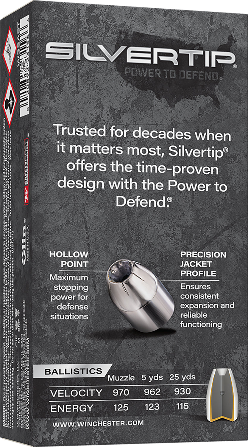 Winchester 32 ACP 60gr Defense JHP Silvertip (50ct)