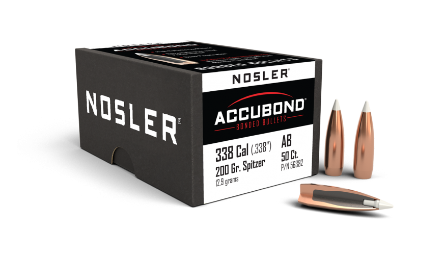 Nosler 338cal 200gr AccuBond  #56382