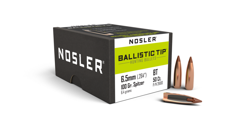 Nosler 6.5mm 100gr Ballistic Tip #26100