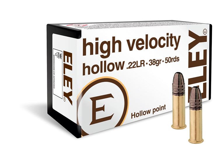 Eley High Velocity 22LR 38gr HP