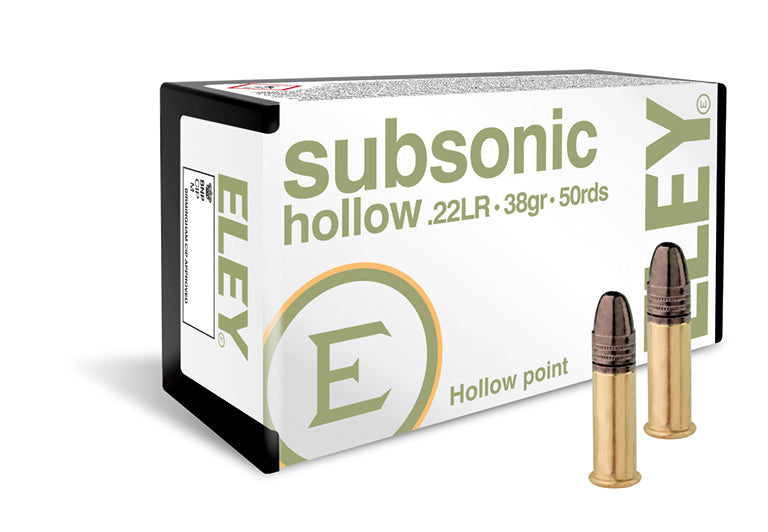 Eley Subsonic 22LR 38gr HP