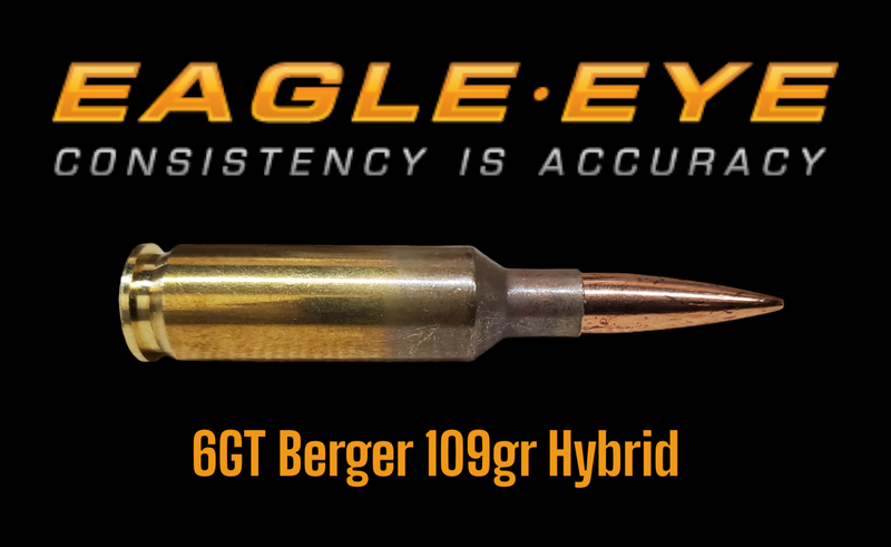 Eagle Eye Precision Match 6mm GT 109gr Berger Hybrid