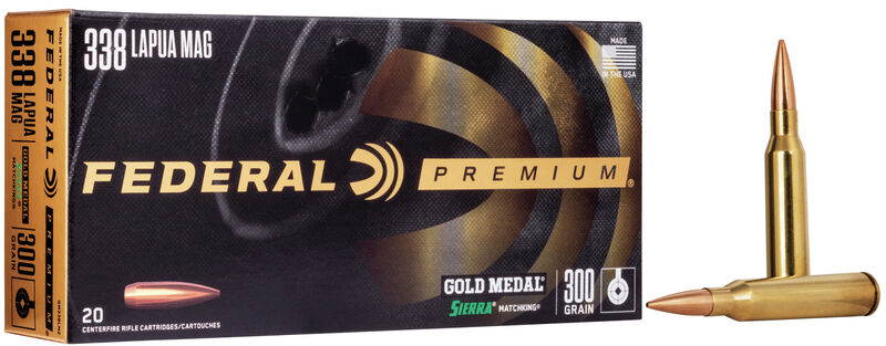 Federal Gold Metal 338 Lapua Mag 300gr
