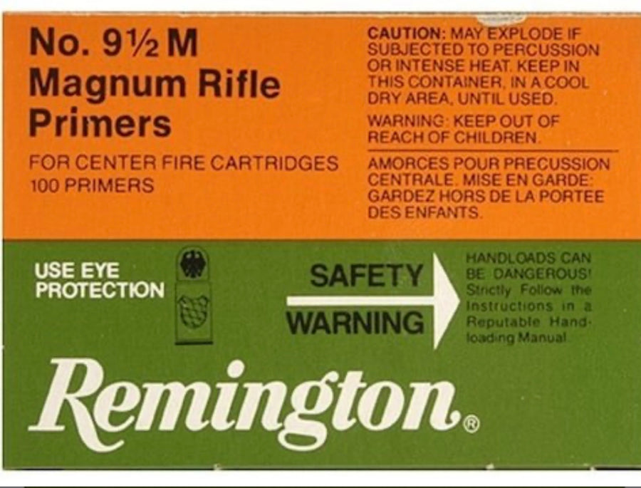 Remington #9 1/2 M Magnum Rifle Primers