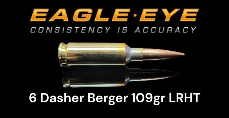 Eagle Eye Precision Match 6mm Dasher 109gr Berger Hybrid