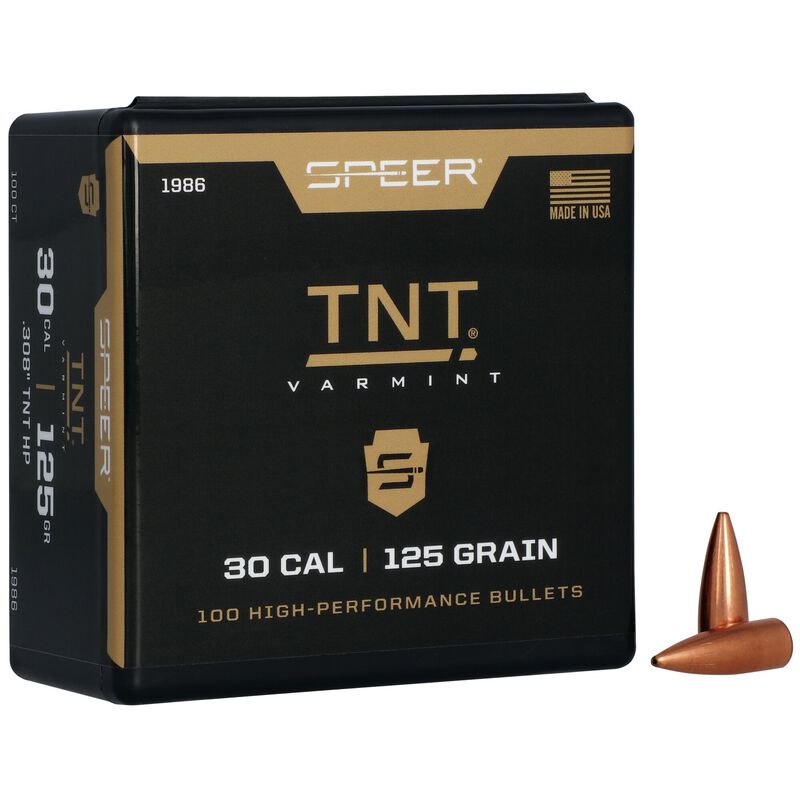 Speer 30cal 125gr TNT Jacketed Hollow Point #1986