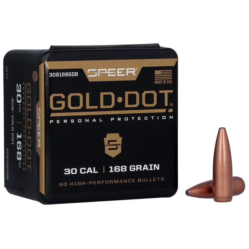 Speer .308cal 168gr Gold Dot #308168GDB