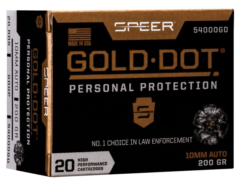 Speer Gold Dot 10mm Auto 200gr HP