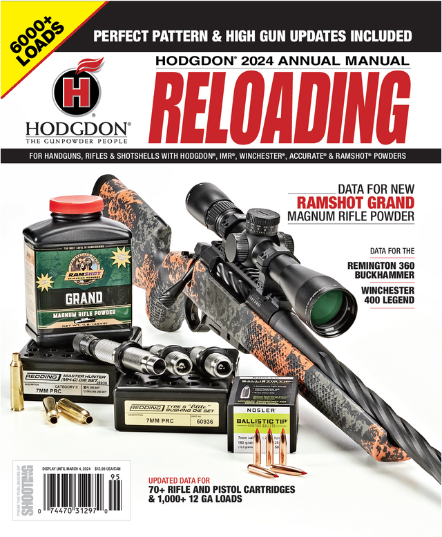 Hodgdon 2024 Annual Manual Reloading Magazine