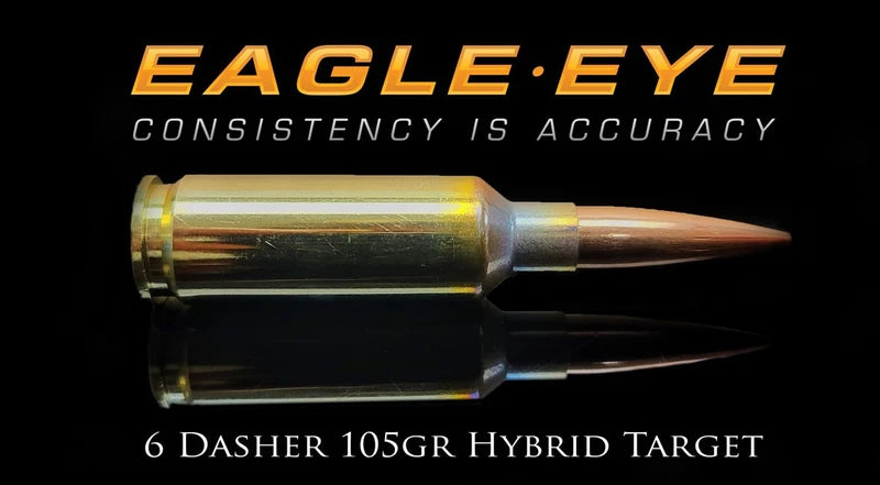Eagle Eye Precision Match 6mm Dasher 105gr Berger Hybrid