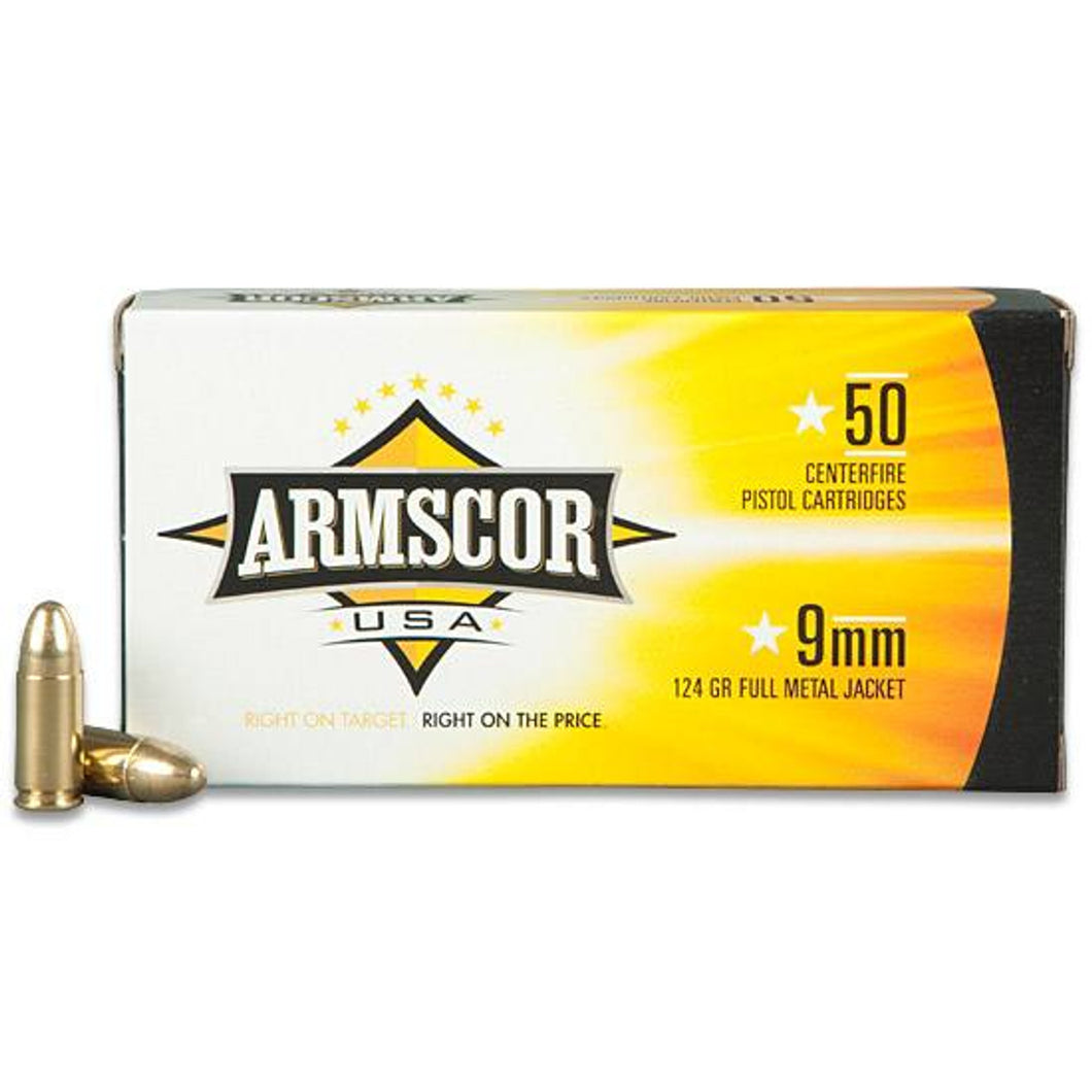 Armscor 9mm 124gr FMJ