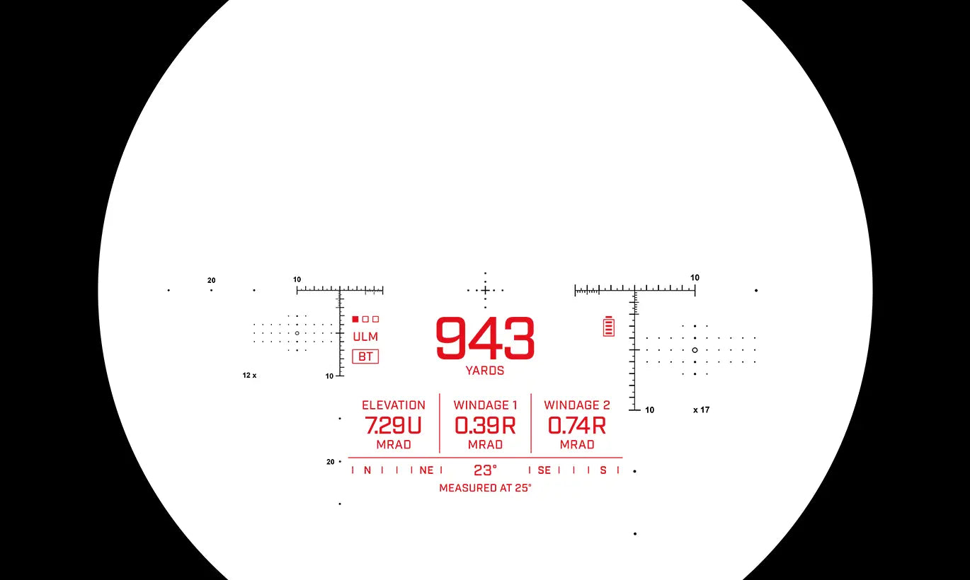 VECTRONIX VECTOR X Rangefinding Binocular With MSR-DMR Reticle