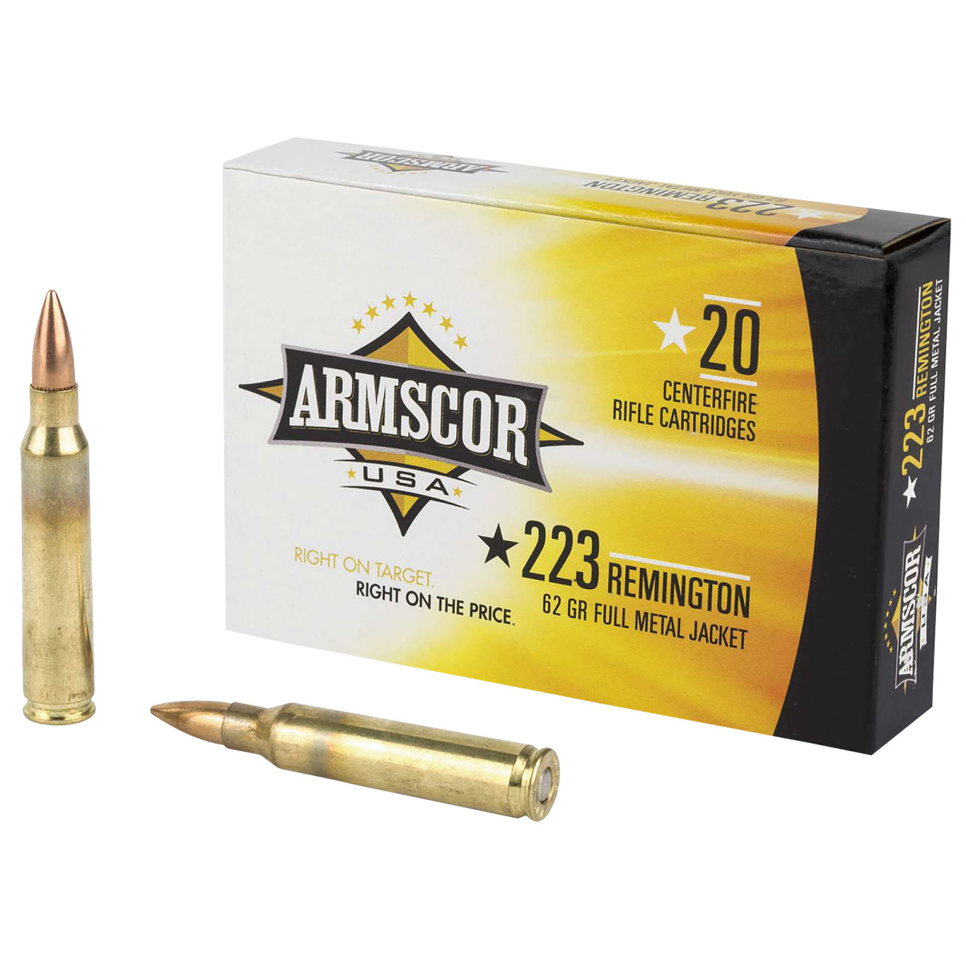 Armscor 223 Rem 62gr FMJ #FAC2238N