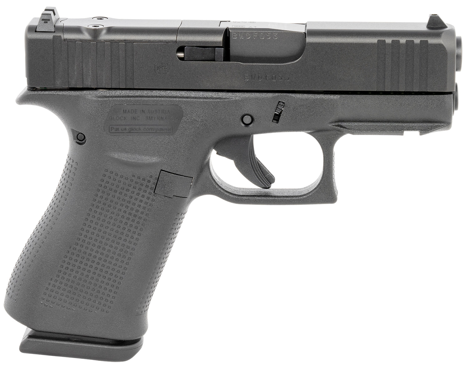 Glock 43X MOS Sub-Compact 9mm Luger 10+1 3.41 barrel