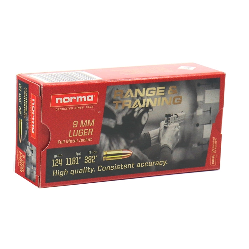 Norma R&T 9mm 124gr FMJ