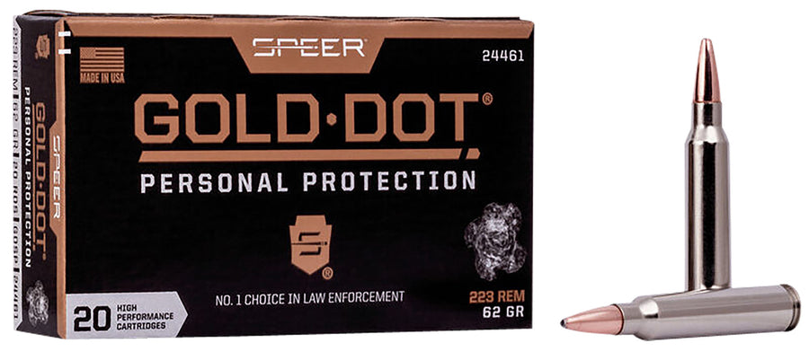 Speer Gold Dot 223 Rem 62gr SP