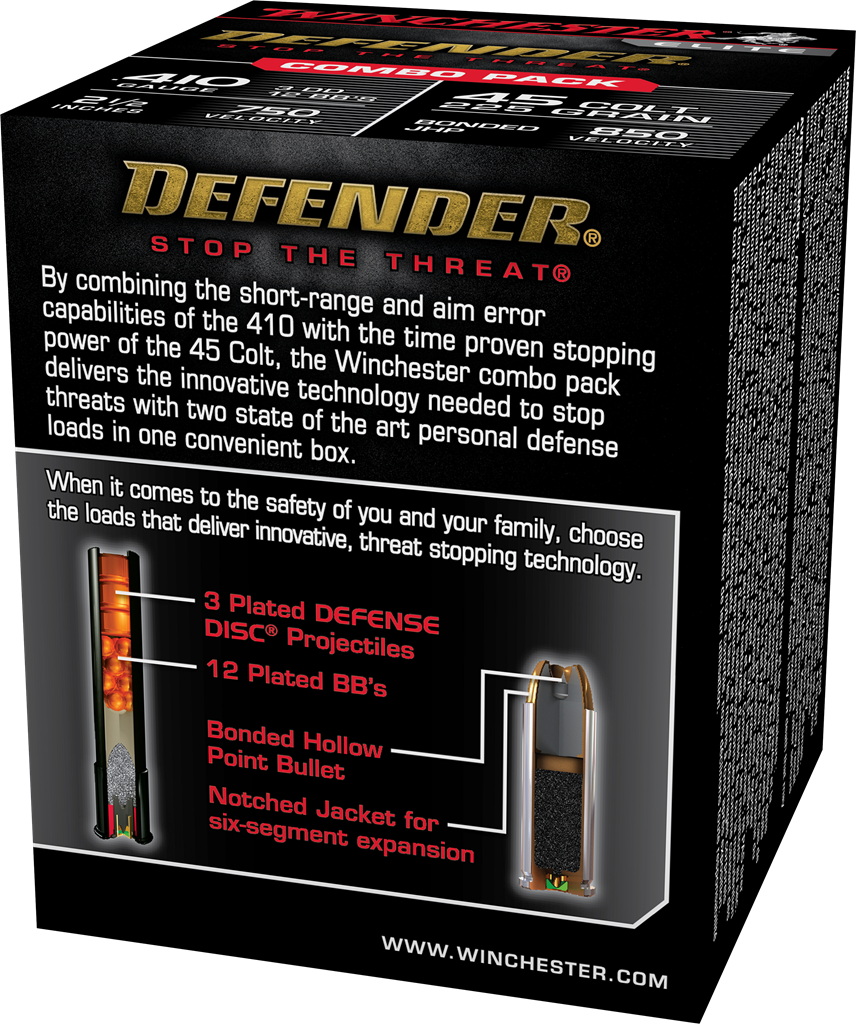 Winchester Defender 410/45 Colt *S41045PD