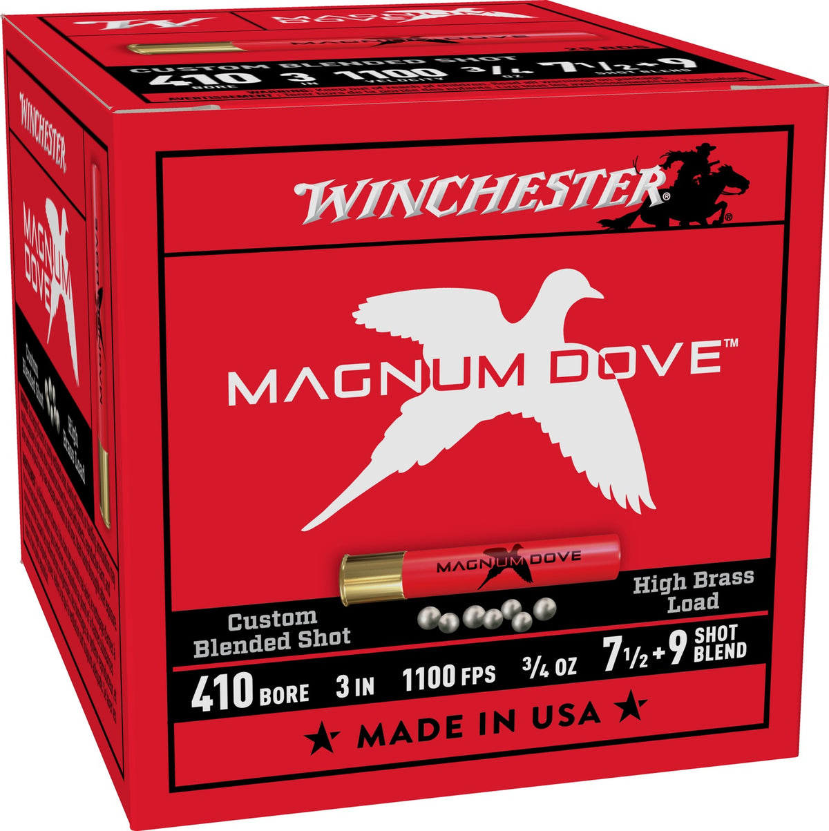 Winchester Magnum Dove 410 3/4oz #7.5/9 1100FPS *MD41379