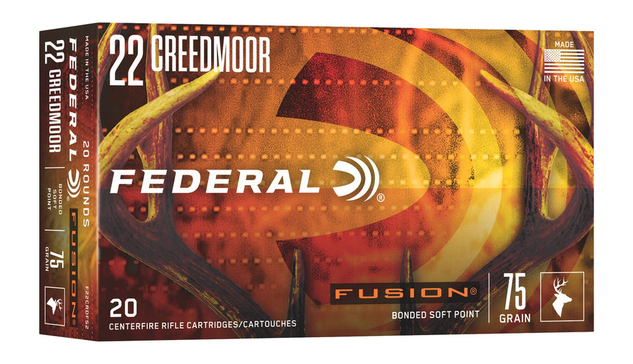 Federal Fusion 22 Creedmoor 75gr SP