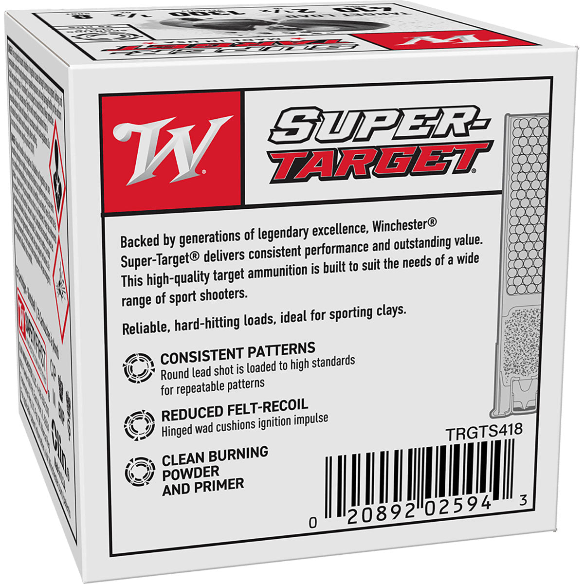 Winchester Super Target 410ga 1/2oz. #8 1300FPS *TRGTS418