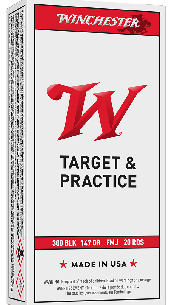 Winchester 300 Blackout 147gr FMJ #USA300B147