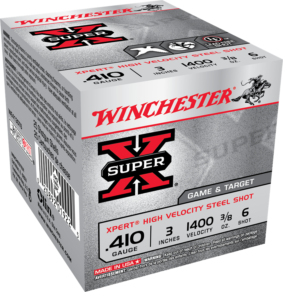 Winchester SuperX 410ga 3/8oz #6 1400fps WE413GT6