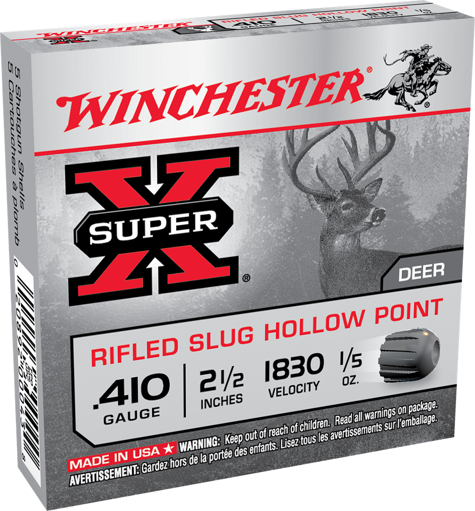 Winchester SuperX 410ga 1/5oz Slug X41RS5