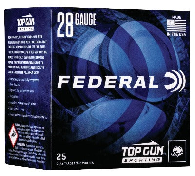Federal Top Gun 28ga 3/4oz #8 1330FPS *TGS28218