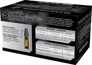 Winchester 22LR 45gr Subsonic Lead Round Nose 800RD