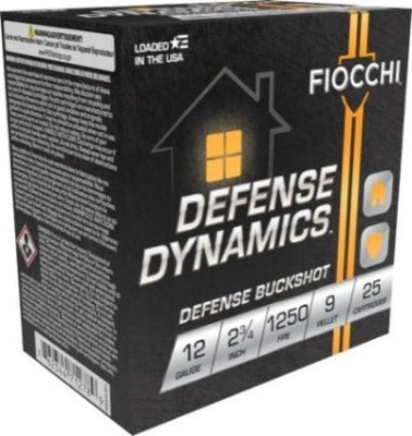 Fiocchi 12ga 9 Pellet 00Buck 1250FPS *12EX9P