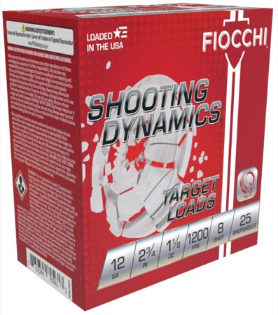 Fiocchi 12ga 1-1/8oz #8 1200FPS *12SD18H8