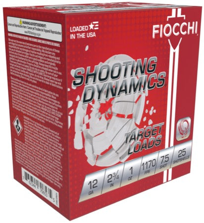 Fiocchi 12ga 1oz #7.5 1170FPS *12SD1L75