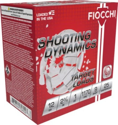 Fiocchi 12ga 1oz #9 1170FPS *12SD1L9