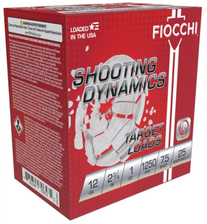 Fiocchi 12ga 1oz #7.5 1250FPS *12SD1X75