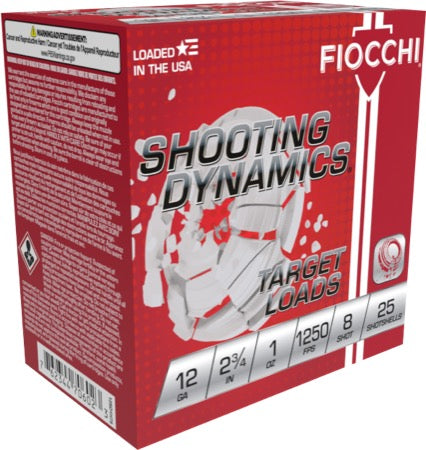 Fiocchi 12ga 1oz #8 1250FPS *12SD1X8