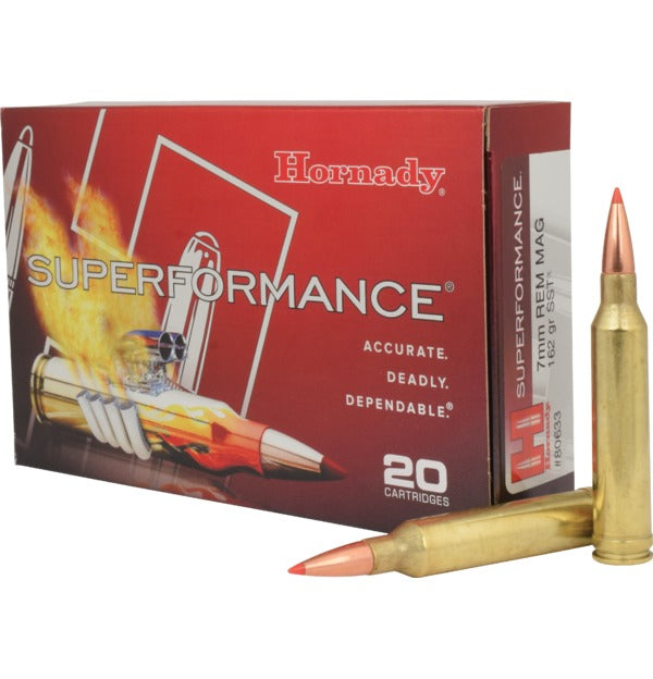 Hornady 7mm Rem Mag 162gr SST