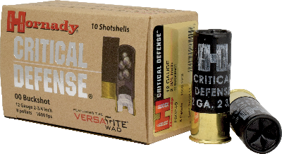 Hornady 12ga Critical Defense #00 Buckshot