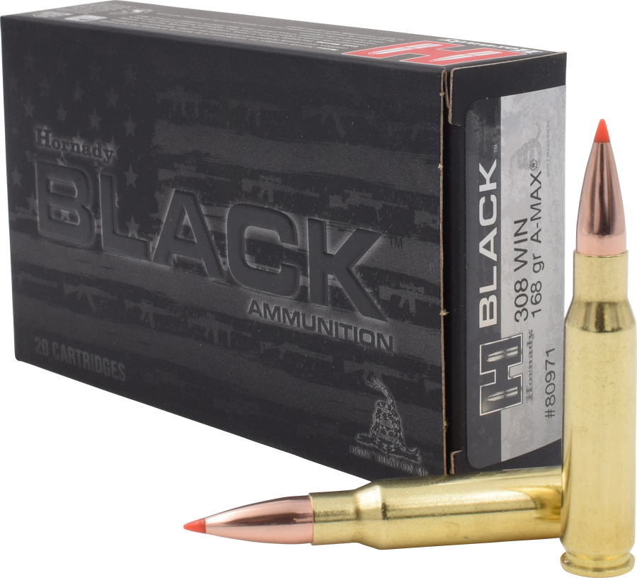Hornady 308 Win 168gr A-Max