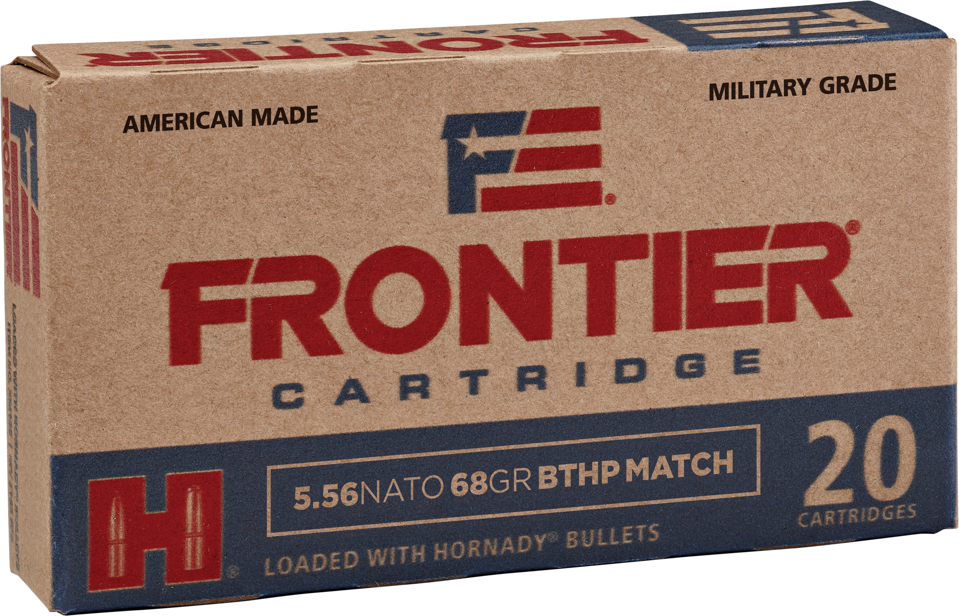 Hornady 5.56 NATO 68gr BTHP